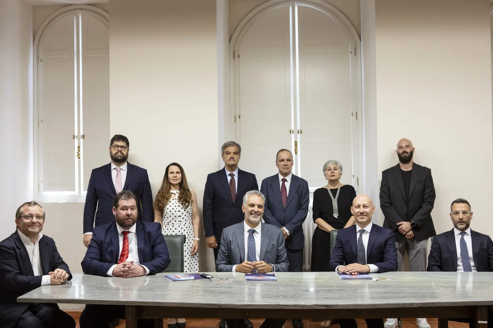 Firma de la joint venture en la Embajada de Brasil en Roma